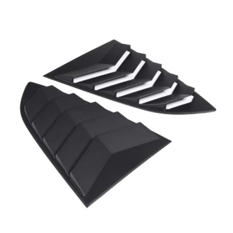 Car Rear Triangle Blinds Windshield Sunshade for BRZ 86 2022+ Car Trim Accessories Matte Black