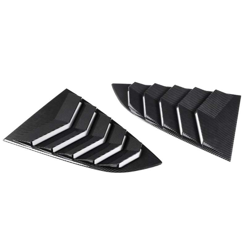 Car Rear Triangle Blinds Windshield Sunshade for Brz 86 2022+ Car Trim Accessories Carbon Fiber Patt