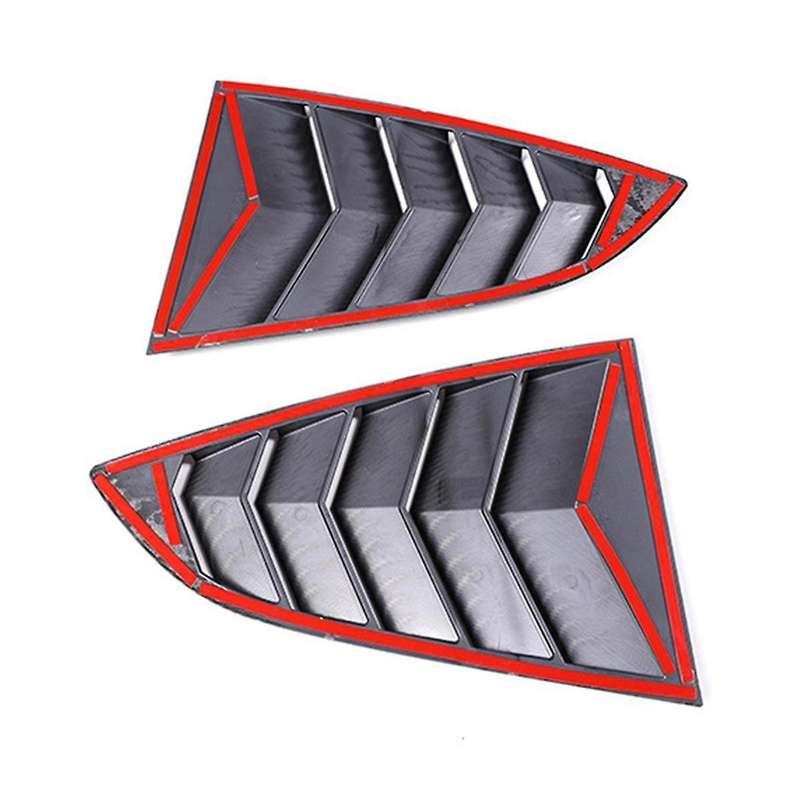 Car Rear Triangle Blinds Windshield Sunshade for Brz 86 2022+ Car Trim Accessories Carbon Fiber Patt