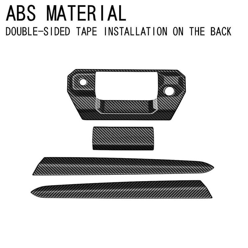 Car Rear Trim Strips Trunk Handle Trim Strips for 2024 Decoration Stickers Gloss Black