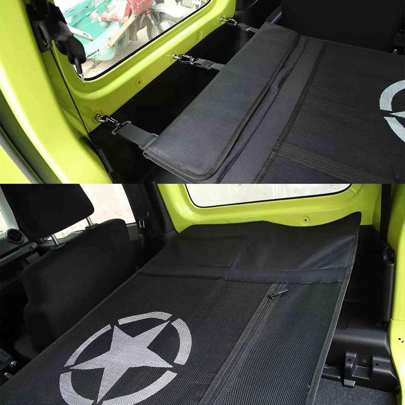 Car Rear Trunk Curtain Cover Storage Bag Net for Jimny JB74 2019 2020 Stowing Tidying A