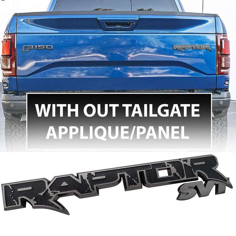 Car Rear Trunk Emblems Emblem 3d Logo Decal Replacement Stickers for 2009-2014 (black+gray)