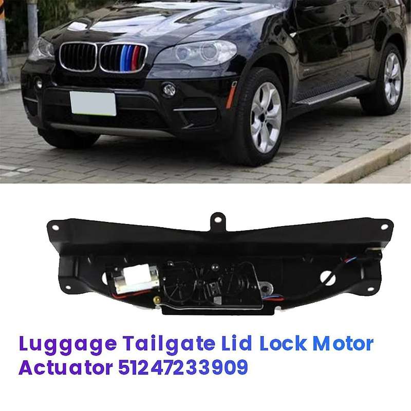 Car Rear Trunk Lid Lock Motor Actuator 51247233909 for X5 E70 X6 E71 2007-2014 Luggage Cover Tension