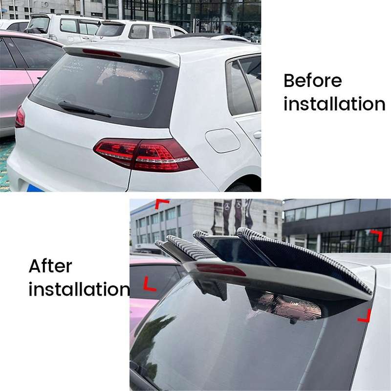Car Rear Trunk Spoiler Wing for Golf 7 MK7 2013-2019 Style Top Boot Wing Rear Trunk Lip Wing Spoiler