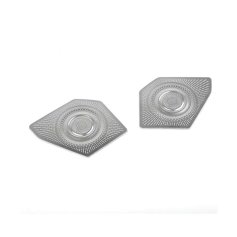 Car Rear Trunk Speaker Decoration Cover Trim Stickers for 2021-2023 Interior Accessories ,Stainless