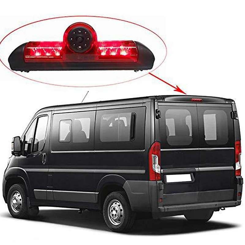 Car Rear View Brake Light Camera Car Parking Reversing Camera 8Led Light Infrared Night-Vision Camer