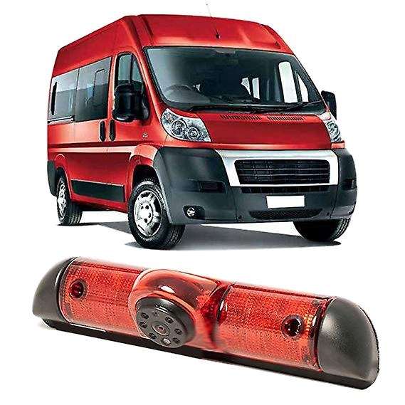 Car Rear View Brake Light Camera Car Parking Reversing Camera 8Led Light Infrared Night-Vision Camer