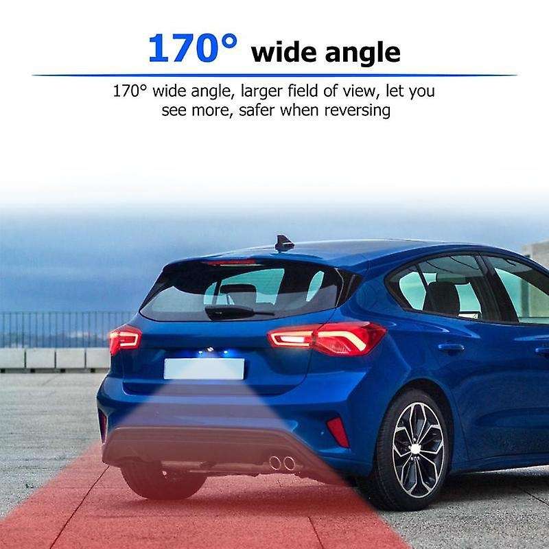 Car Rear View Brake Light Camera Car Parking Reversing Camera 8Led Light Infrared Night-Vision Camer