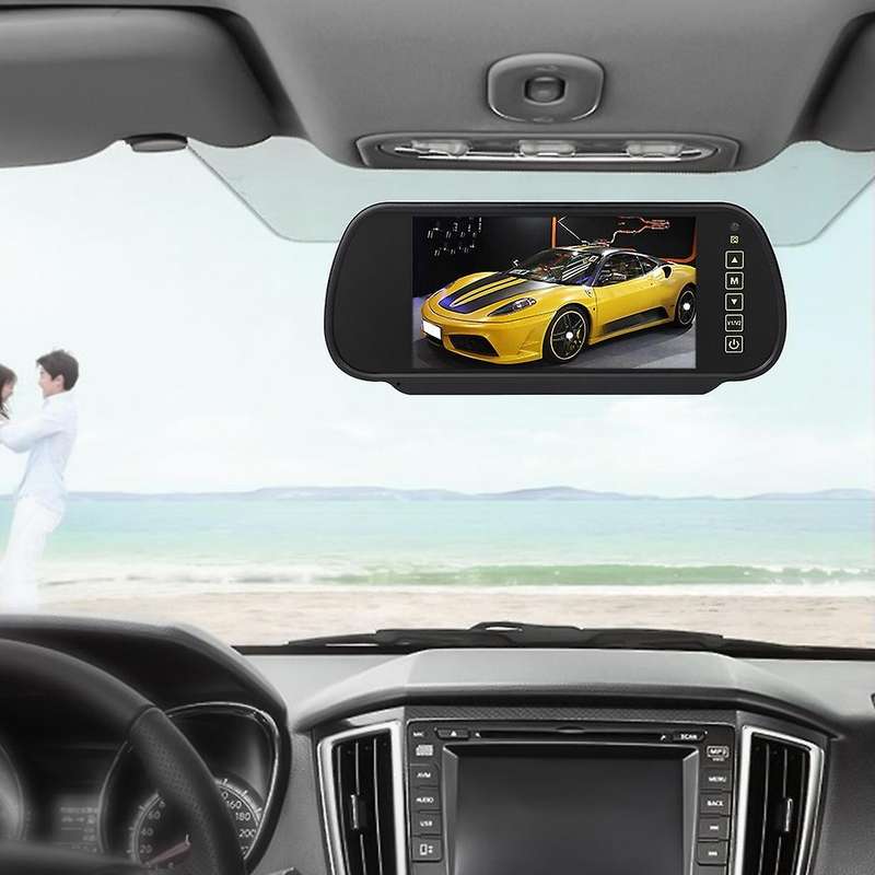 Car Rear View Brake Light Camera Car Parking Reversing Camera 8Led Light Infrared Night-Vision Camer