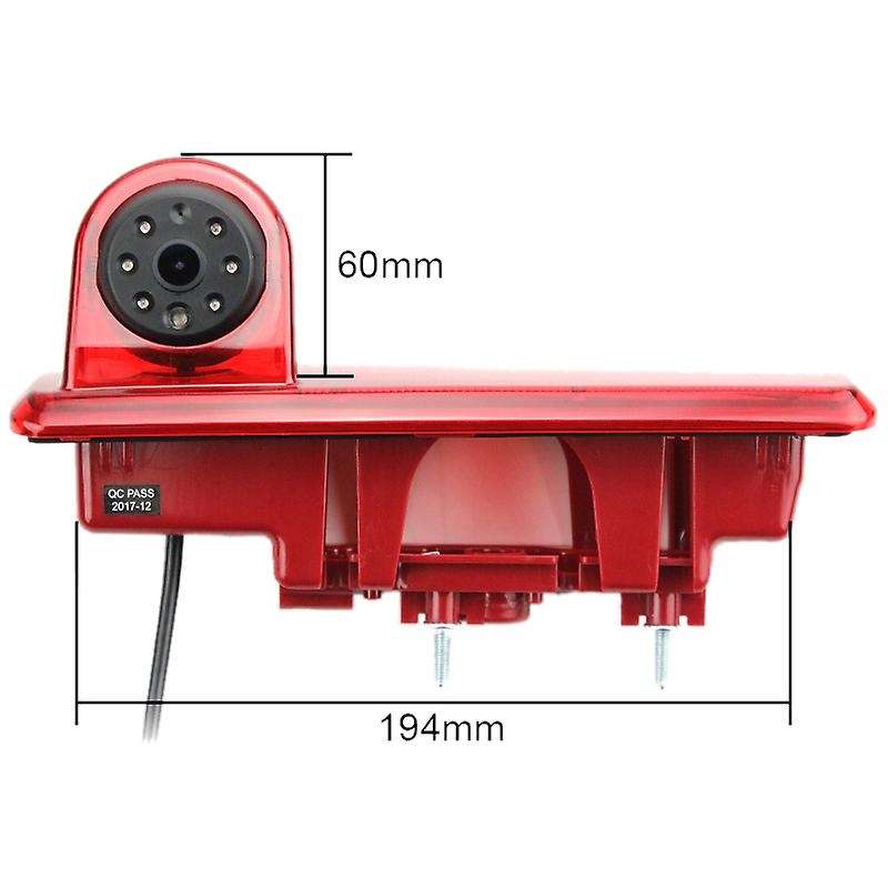 Car Rear View Brake Light Camera Car Parking Reversing Camera 8 Led Light Infrared Night-Vision Came