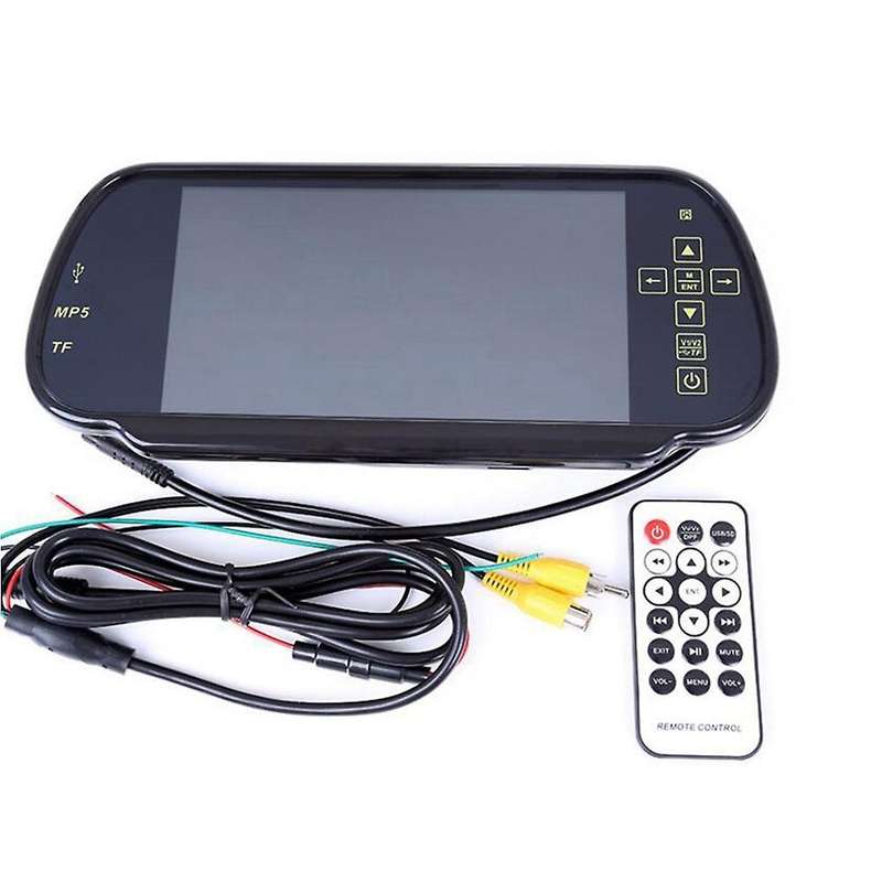 Car Rear View Camera 7-Inch LCD Monitor Display Vehicle Camera Backup Reverse Parking System Night V