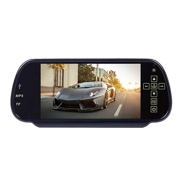Car Rear View Camera 7-Inch LCD Monitor Display Vehicle Camera Backup Reverse Parking System Night V