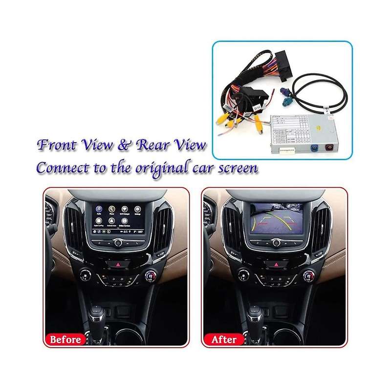 Car Rear View Camera Adapter Reversing Parking Screen Upgrading Module Decoding for Cruze 2014-2021