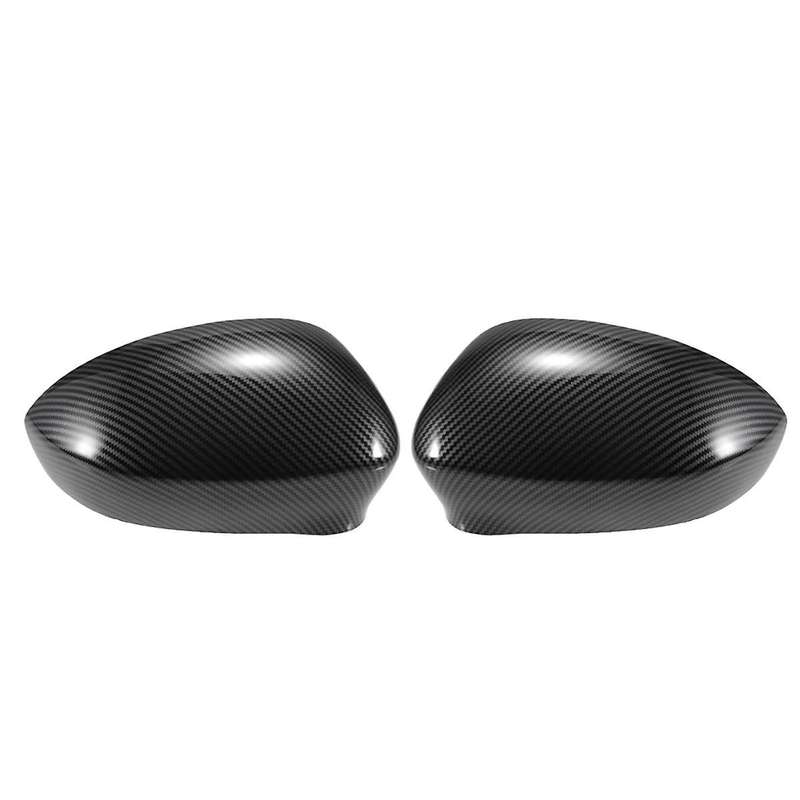 Car Rear View Cover Side Mirror Cap Carbon Fiber for 500 2007-2023 Mirror Guard Cover Trim 735452185