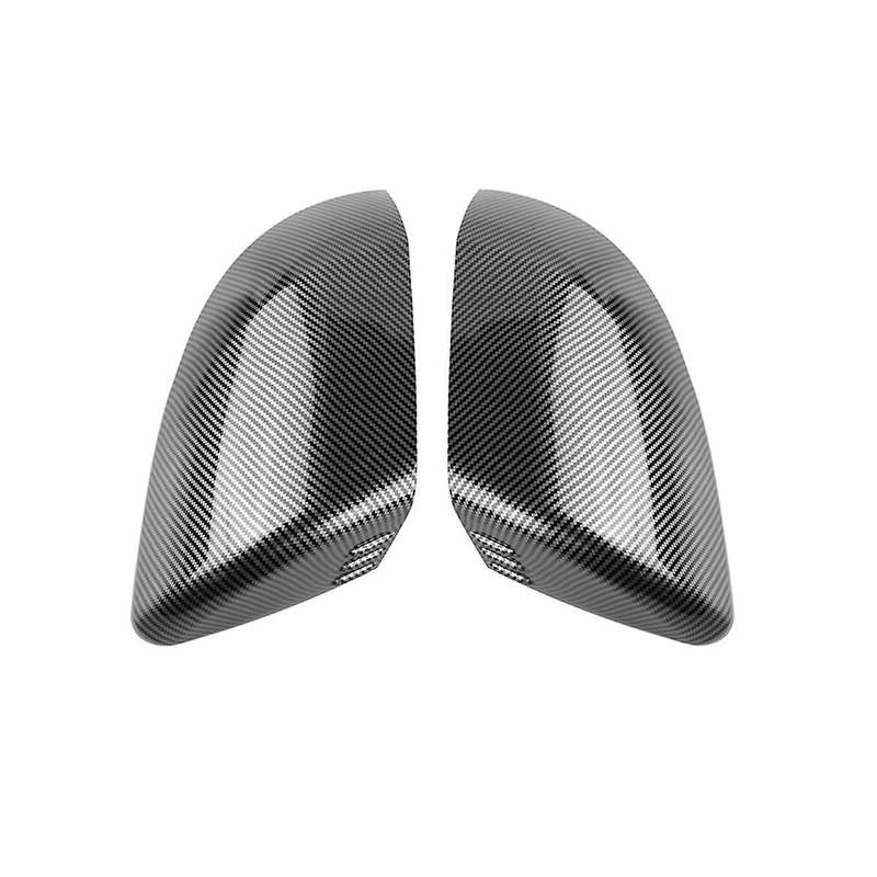 Car Rear View Mirror Cover Caps Trim Frame for 2024+ Car Trim Accessories Carbon Fiber Pattern