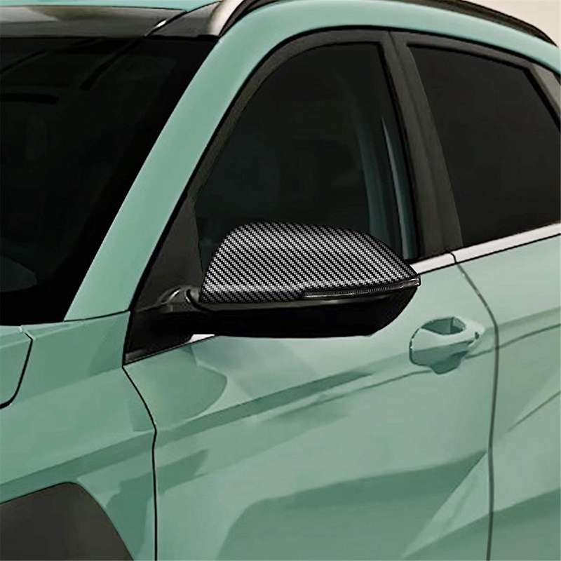 Car Rear View Mirror Cover Caps Trim Frame for 2024+ Car Trim Accessories Carbon Fiber Pattern