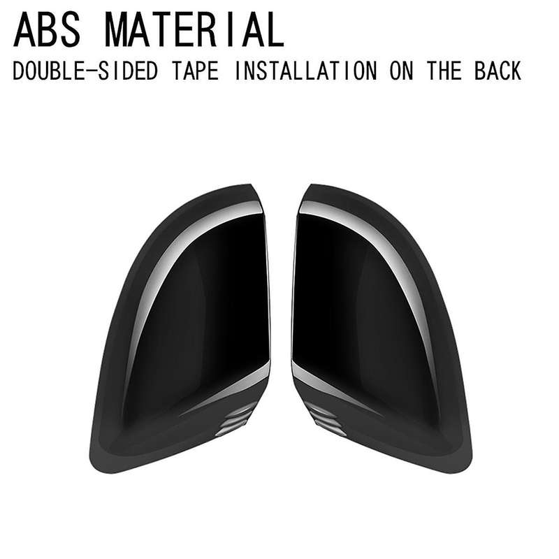 Car Rear View Mirror Cover Caps Trim Frame for 2024+ Car Trim Accessories Bright Black