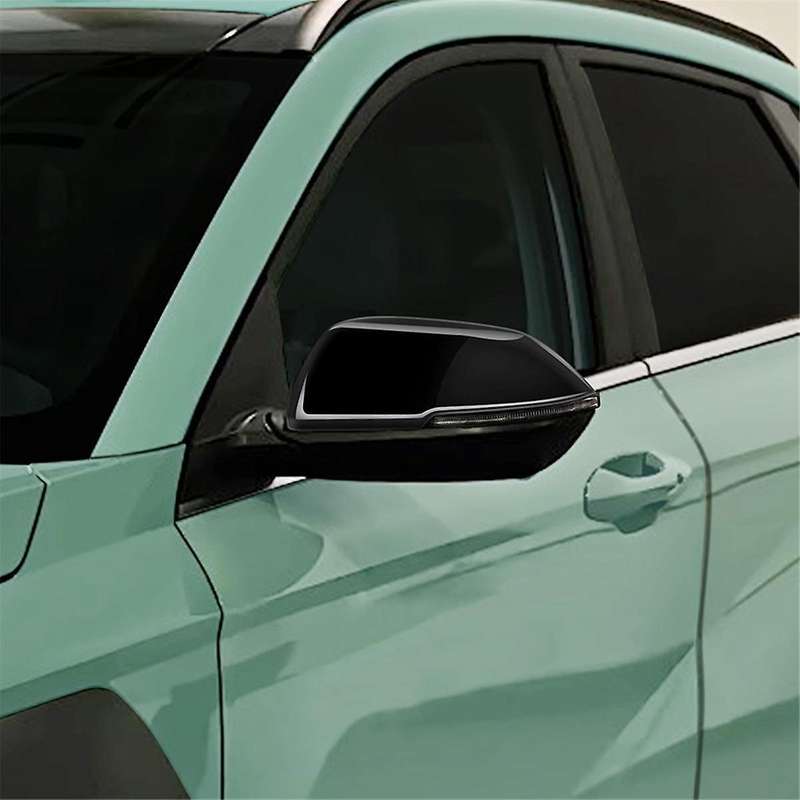 Car Rear View Mirror Cover Caps Trim Frame for 2024+ Car Trim Accessories Bright Black