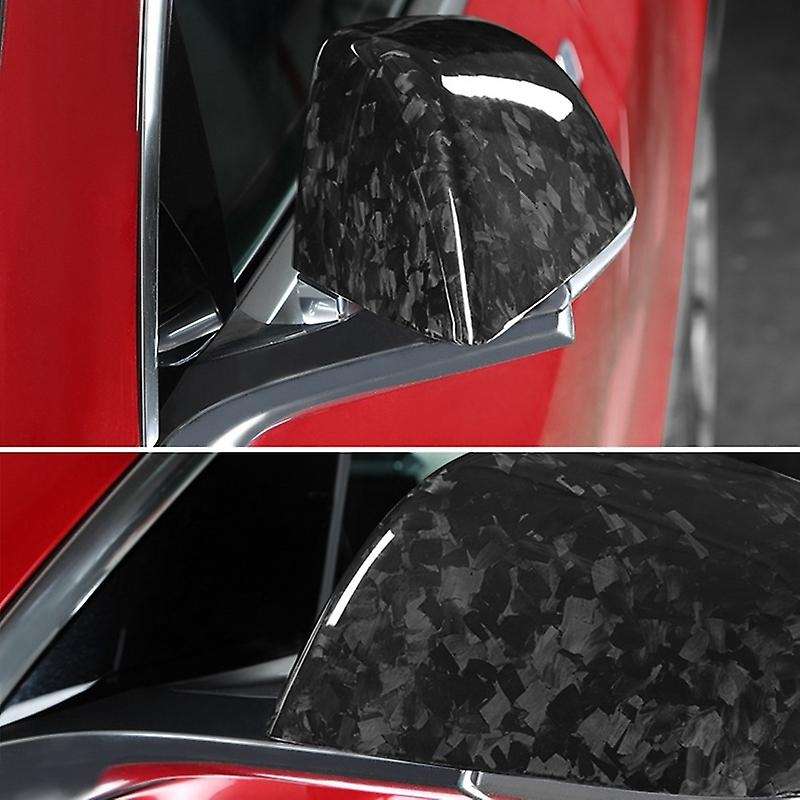 Car Rear View Mirror Cover for 2016-2020 Carbon Fiber Side Mirror Cover Protective Trim Accessories