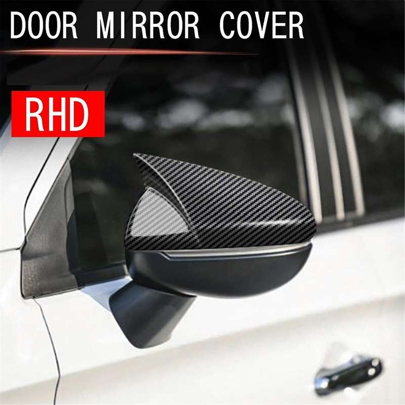 Car Rear View Mirror Cover Side Wing Mirrors Cover Housing Cap for City 2020 Carbon Fiber Pattern R
