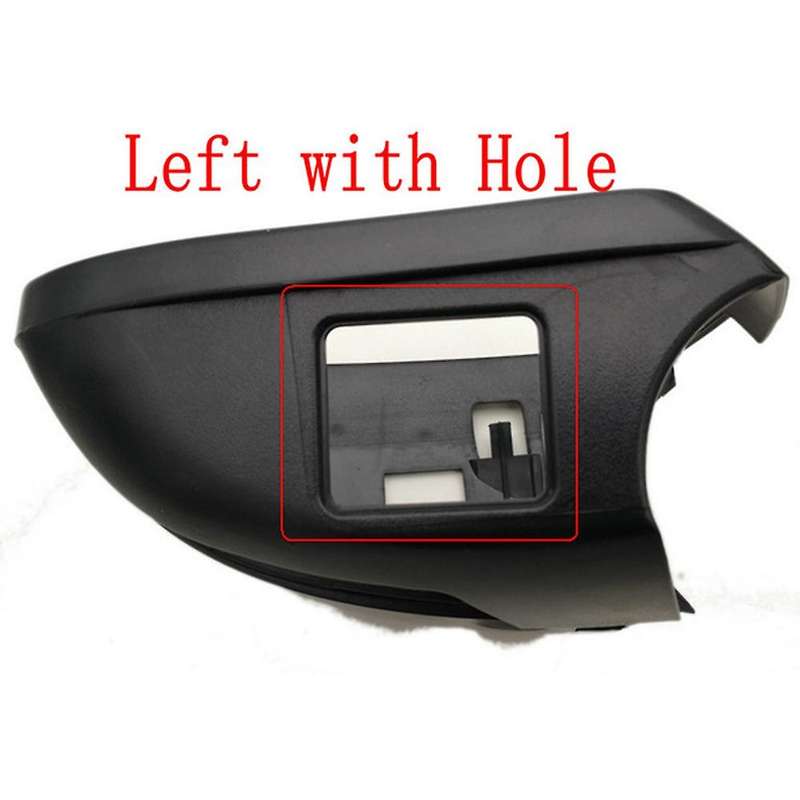 Car Rear View Mirror Housing Frame Trim with Puddle Lamp Hole for Focus MK3 MK2 2012-2018 Mondeo MK4