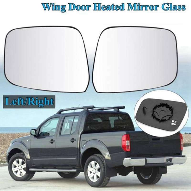 Car Rear View Mirror Electric Wing Door Heated Rearview Mirror Glass for Navara D40 2005-2015