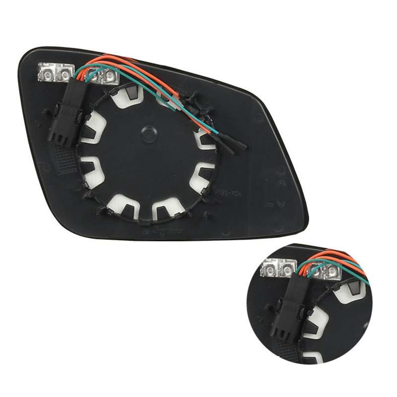 Car Rear View Mirror Glass Lens with Wire 4 Pins Left Right Heated for - E60 F06 F01 51167186587 511
