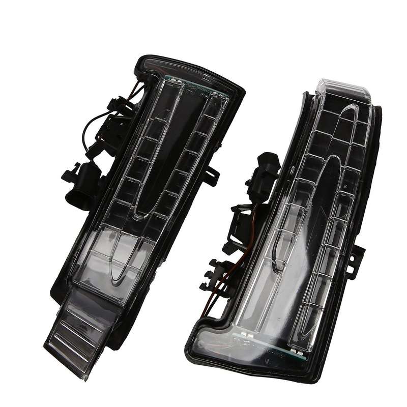 Car Rear View Mirror Indicator Lamp Turn Signal Light Lens for W204 W212 W221 2010-2013 1 Pair
