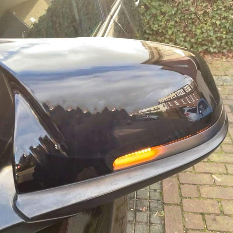 Car Rear View Mirror Cover Trim Side Wing Mirror Caps for 5 6 7 Series F10 F11 F18 GT 5GT F07 F06 F1
