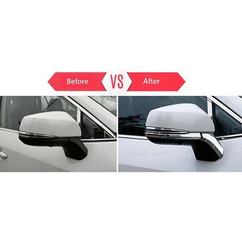 Car Rear View Mirror Trim Sequins Rear View Mirror Decoration Strips Cover for Corolla Cross XG10 2