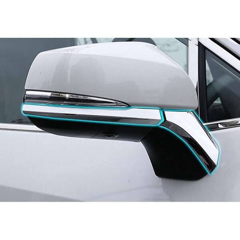 Car Rear View Mirror Trim Sequins Rear View Mirror Decoration Strips Cover for Corolla Cross XG10 2