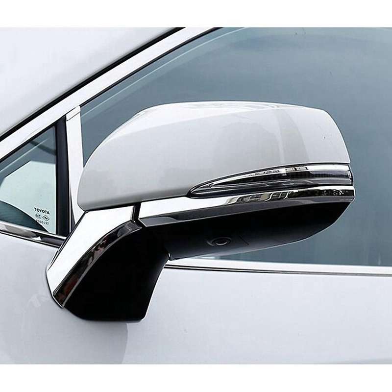 Car Rear View Mirror Trim Sequins Rear View Mirror Decoration Strips Cover for Corolla Cross XG10 2