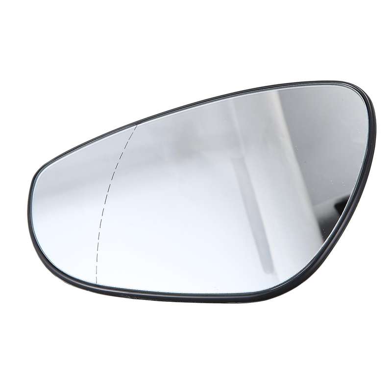 Car Rear View Mirror Left Hand Passenger Side Door Wide Angle Mirror Glass Replacement for Fiesta MK