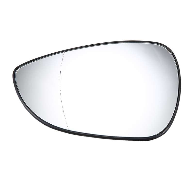 Car Rear View Mirror Left Hand Passenger Side Door Wide Angle Mirror Glass Replacement for Fiesta MK