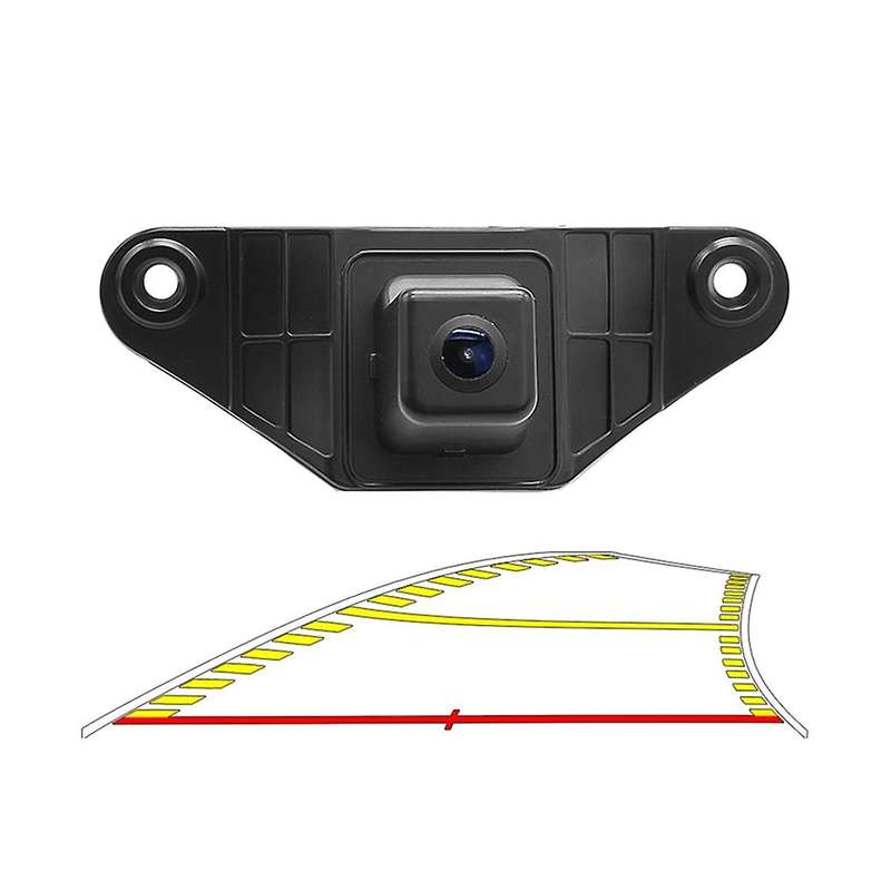 Car Rear View Reverse Camera Dynamic Parking Camera with Trajectory Parking Line for Land Cruiser P