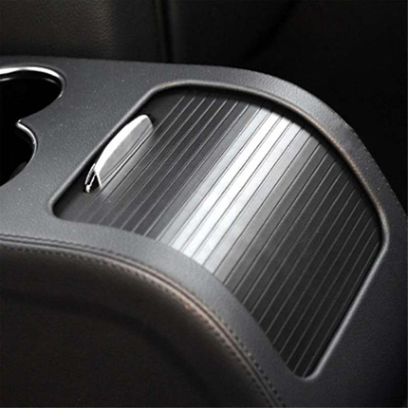 Car Rear Water Cup Holder Roller Blind for E Class W212 2009-2015 Rear Storage Box Roller Blind Blac