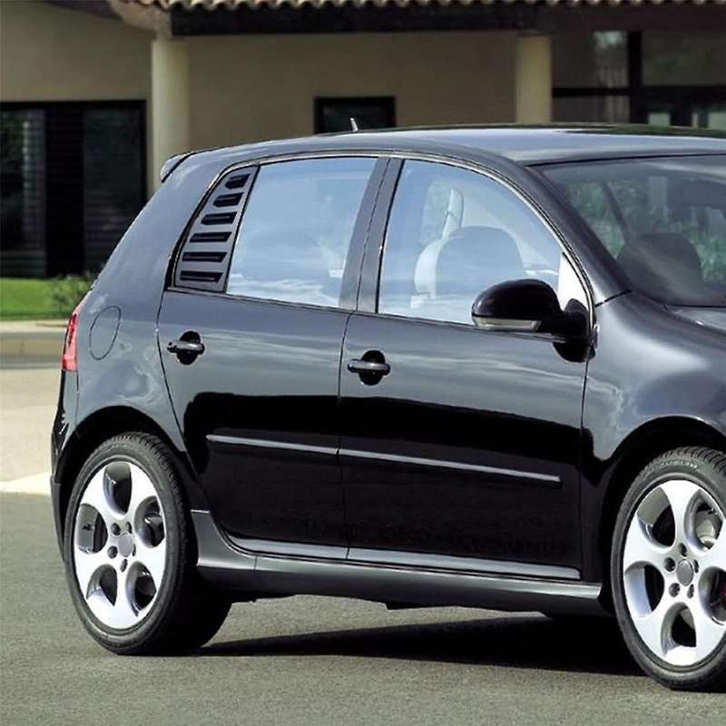 Car Rear Window Louver Shutter Trim Cover Golf MK5 2003-2008 Scoop Shade Decorate Carbon Fiber