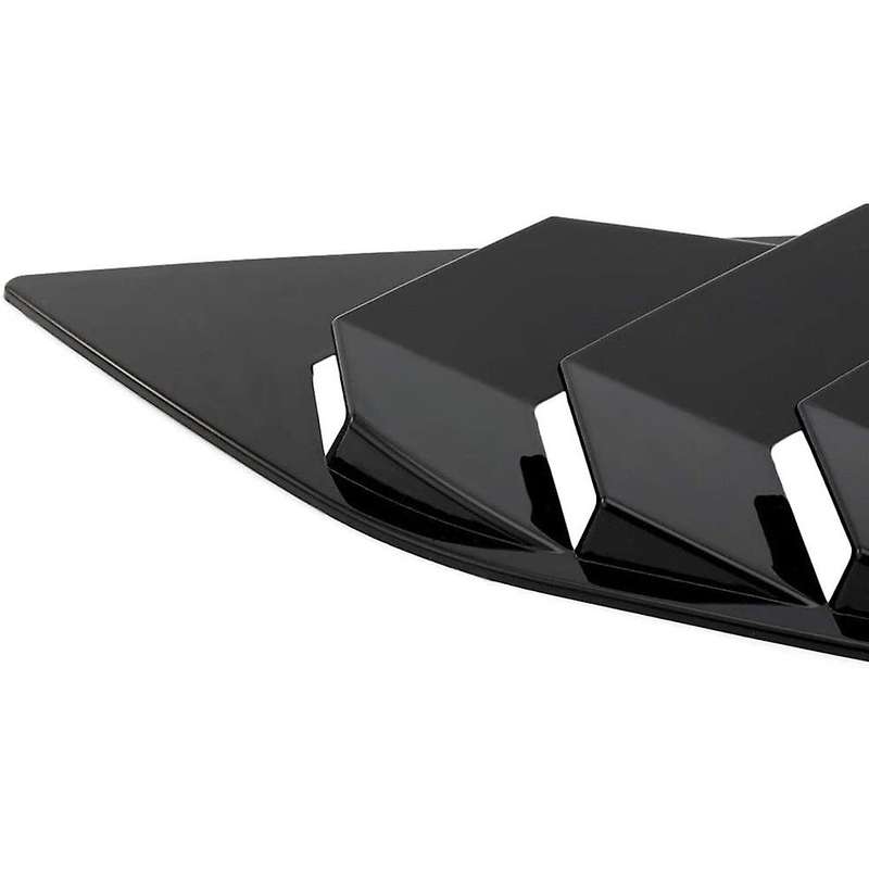 Car Rear Window Blinds Side Tuyere Louvers Vent Rear Window Louvers for Focus ST MK3 Hatchback, Brig