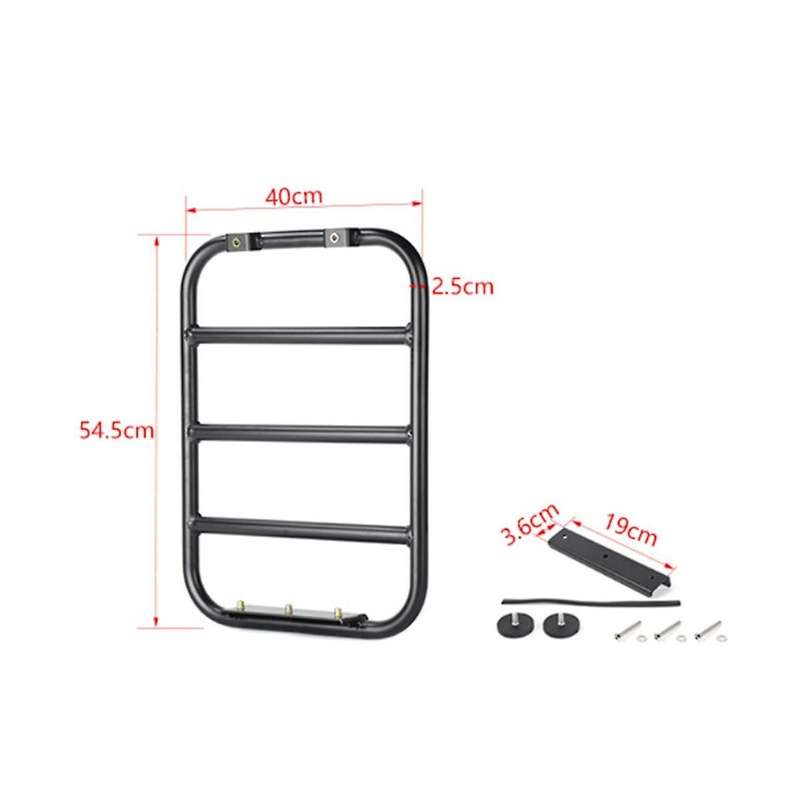 Car Rear Window Ladder Expansion Climbing Protective Frames Left Side for 2019-2024 4-Door Accessor