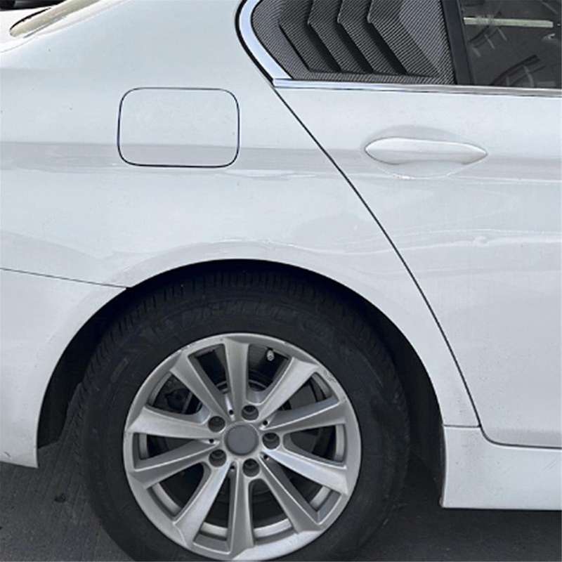 Car Rear Window Shutter Cover Trim Window Louver Side Vent Trim for 5 Series F10 525i 530i 2011-2017