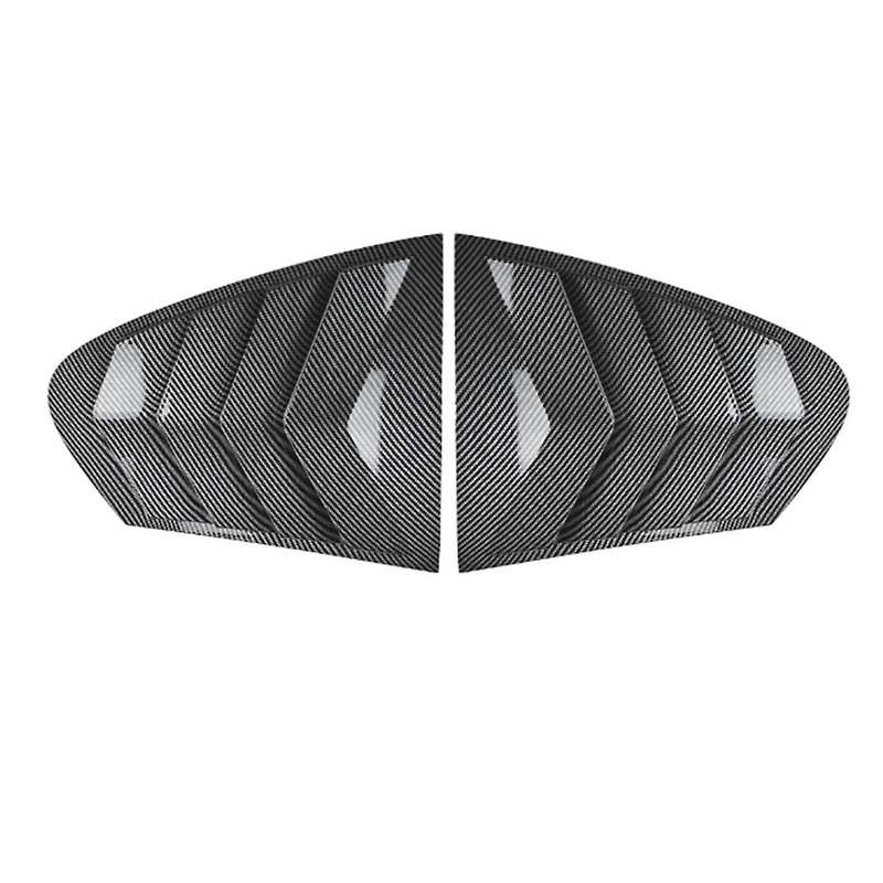 Car Rear Window Shutter Cover Trim Window Louver Side Vent Trim for 5 Series F10 525i 530i 2011-2017