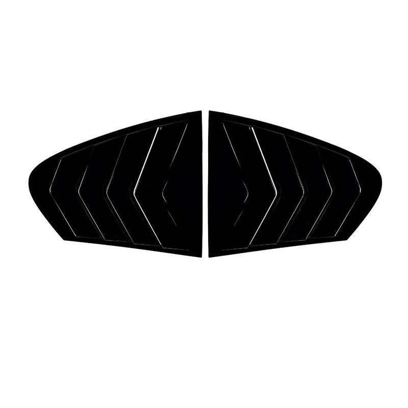 Car Rear Window Shutter Cover Trim Window Louver Side Vent Trim for 5 Series F10 525i 530i 2011-2017