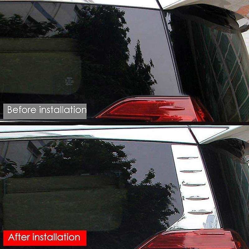 Car Rear Window Side Spoiler C Pillar Side Cover Trim for Alphard Vellfire 30 Series 2016 2017 2018