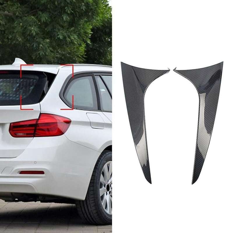 Car Rear Window Side Spoiler Trim for - 3 Series F31 Touring Wagon 2012-2018 Side Wing Roof Stickers