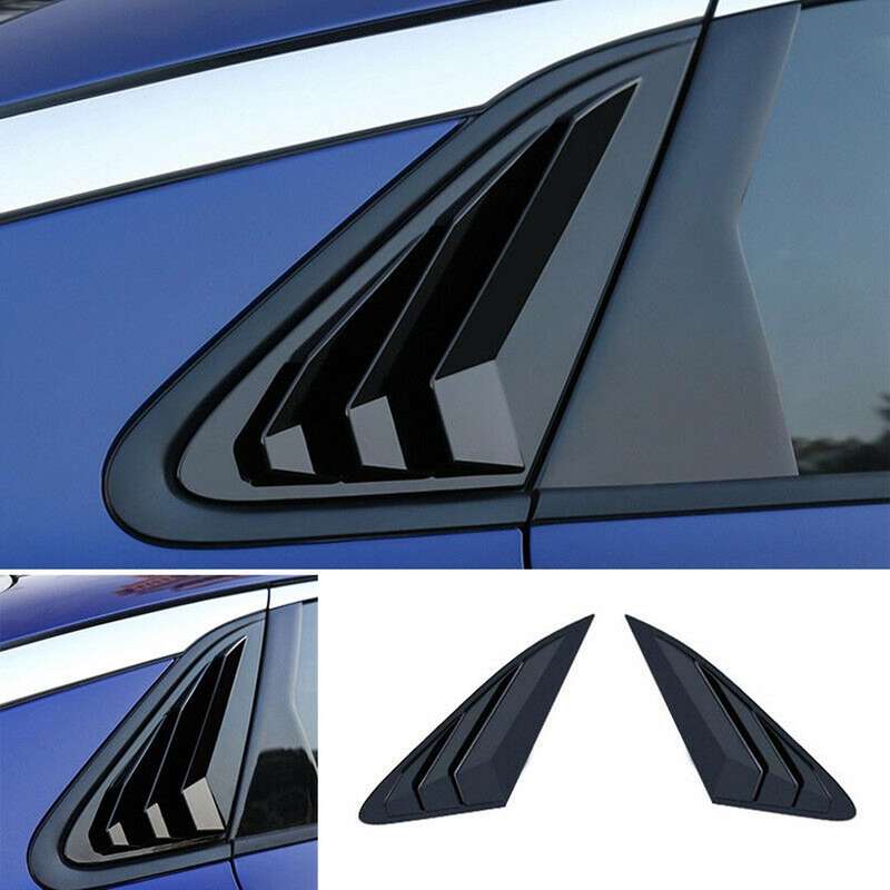 Car Rear Window Spoiler Cover Trim Side Triple-cornered Blinds Decoration for K5/ 2020 2021