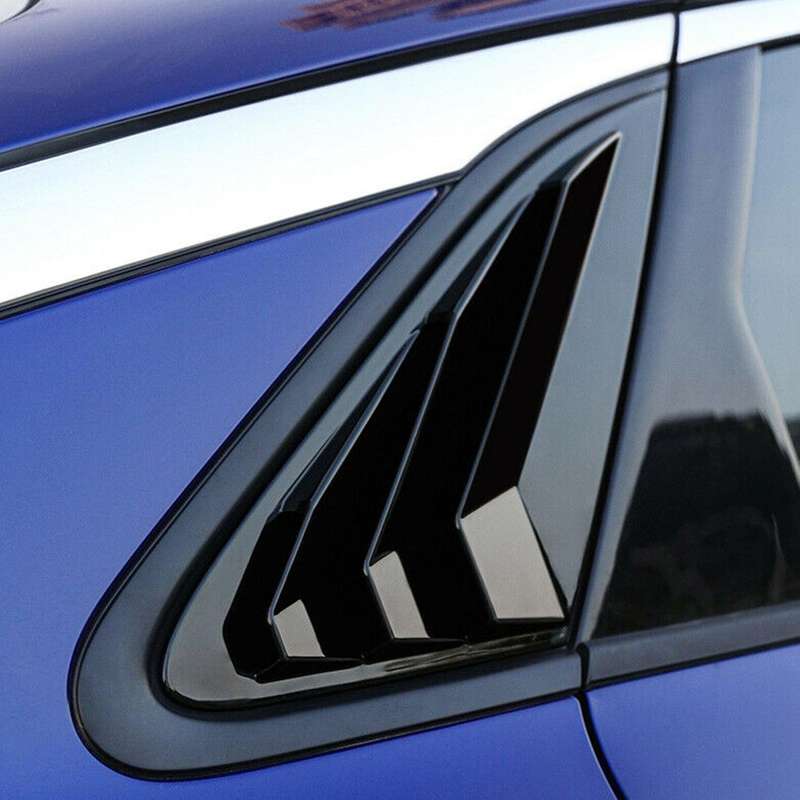 Car Rear Window Spoiler Cover Trim Side Triple-cornered Blinds Decoration for K5/ 2020 2021
