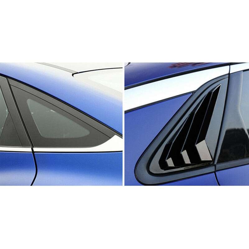 Car Rear Window Spoiler Cover Trim Side Triple-cornered Blinds Decoration for K5/ 2020 2021