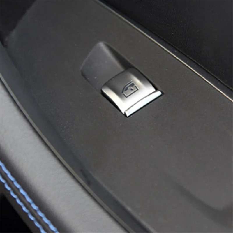 Car Rear Window Switch Lift ButtonGlass Lift Switch Trim Cover Door Panel for X3 X4 G08 G02 G01 2018