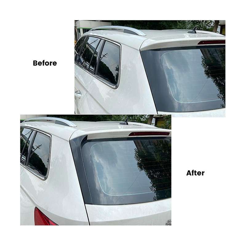 Car Rear Window Spoiler Deflector Side Wing Trim Cover Sticker Body Kit for 2016-2020