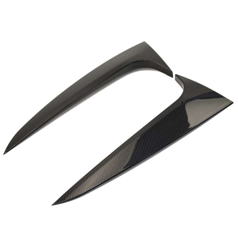 Car Rear Window Side Spoiler Trim for X4 G02 2019+ Side Wing Roof Stickers Cover Carbon Fiber Patter